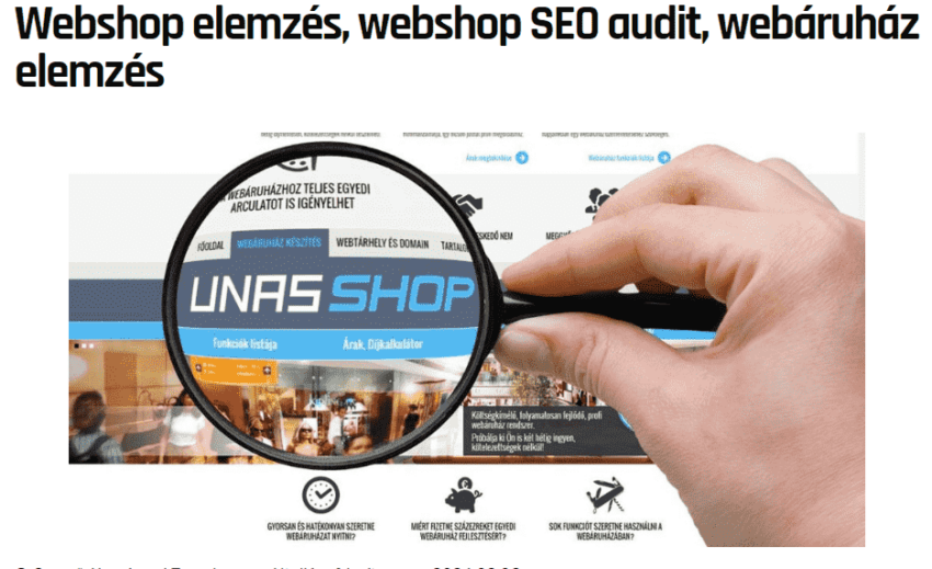 Webshop audit